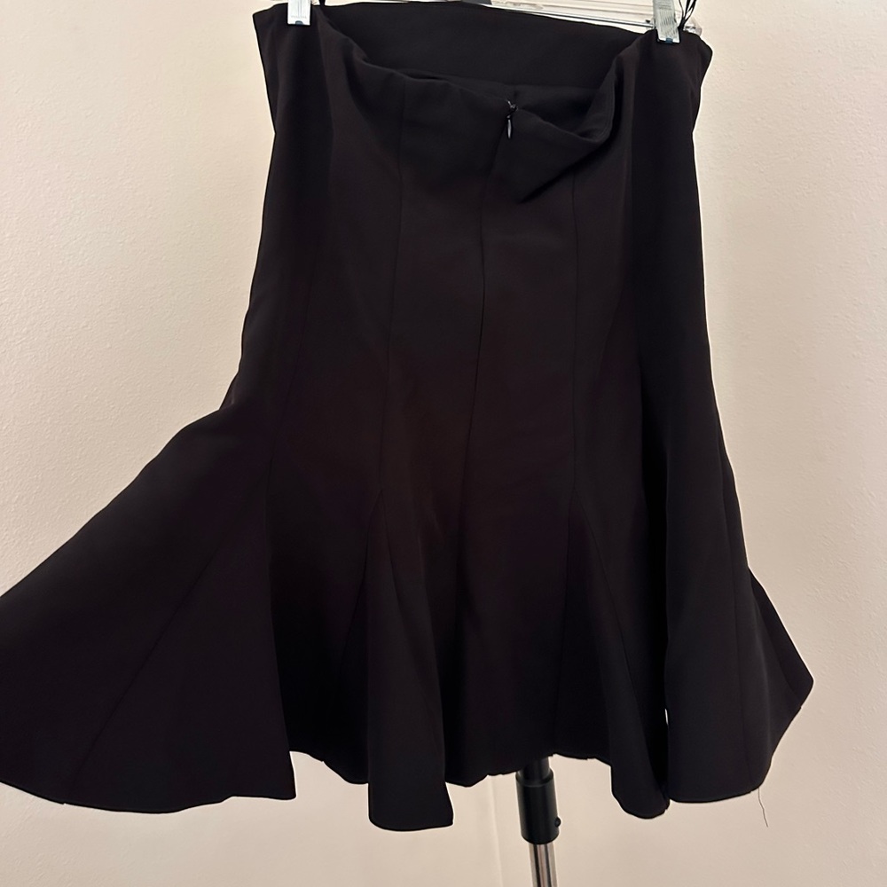 Zara Chic Black Flared Mini Dress - Picture 4 of 4